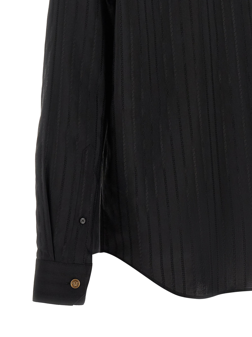 Schwarze Baumwollbluse Versace