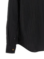 Schwarze Baumwollbluse Versace