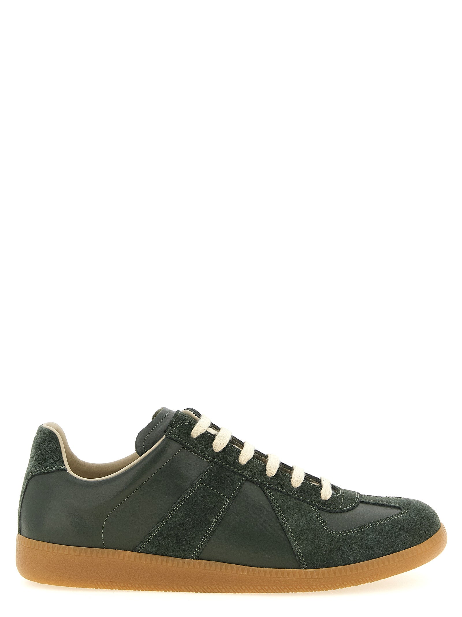 Bicolor Calfskin Low Top Sneakers Maison Margiela