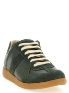 Bicolor Calfskin Low Top Sneakers Maison Margiela
