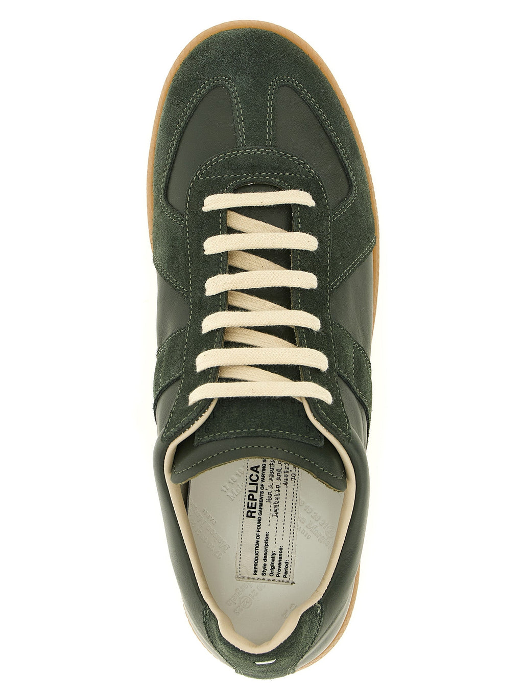 Bicolor Calfskin Low Top Sneakers Maison Margiela