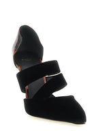 Schwarze Pumps aus Viskose mit hohem Absatz Balmain