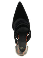 Schwarze Pumps aus Viskose mit hohem Absatz Balmain