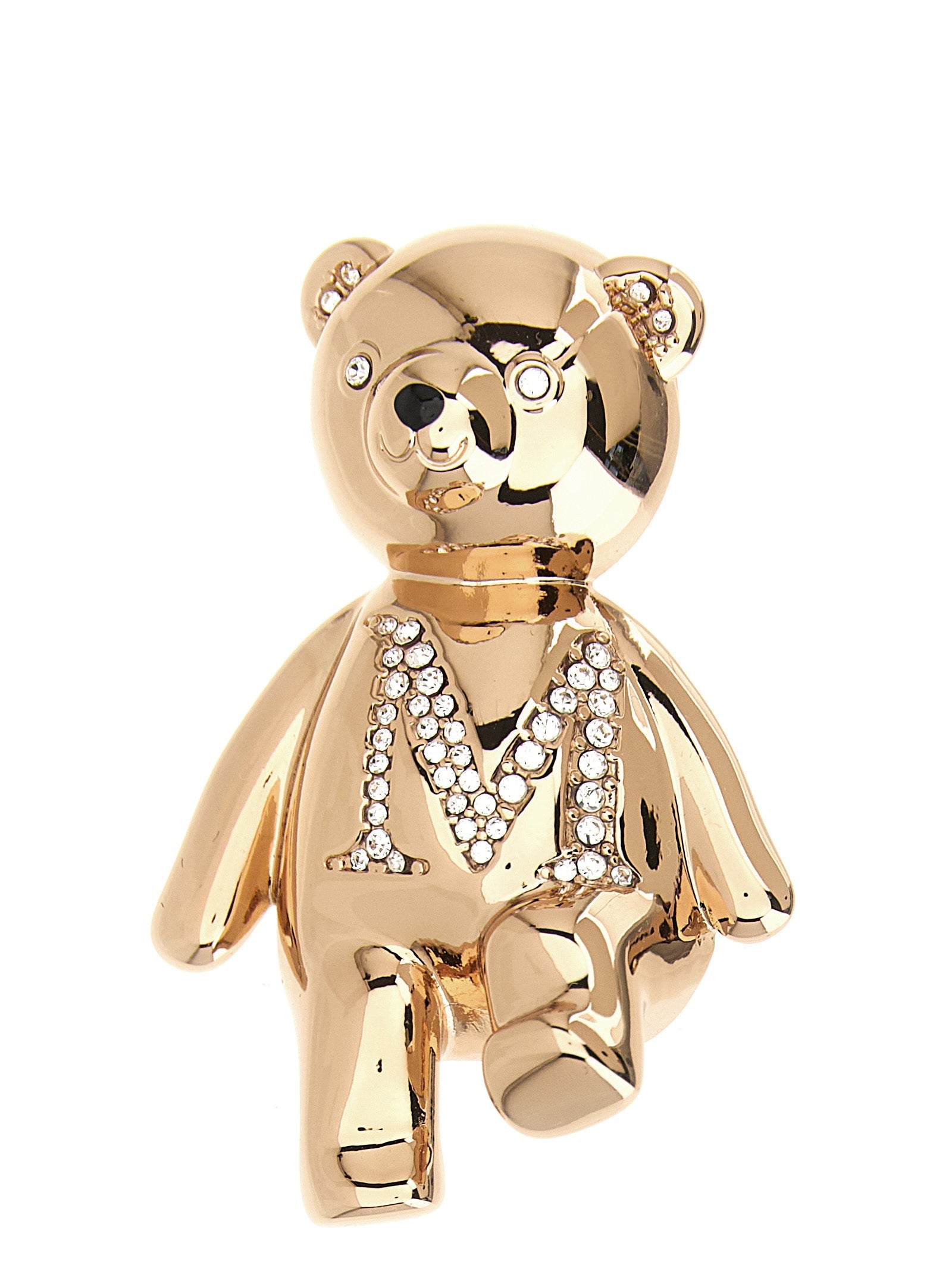 Goldfarbene Brosche aus Metall Max Mara