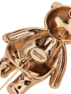 Goldfarbene Brosche aus Metall Max Mara