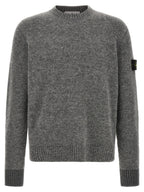 Grauer Wollcardigan Stone Island