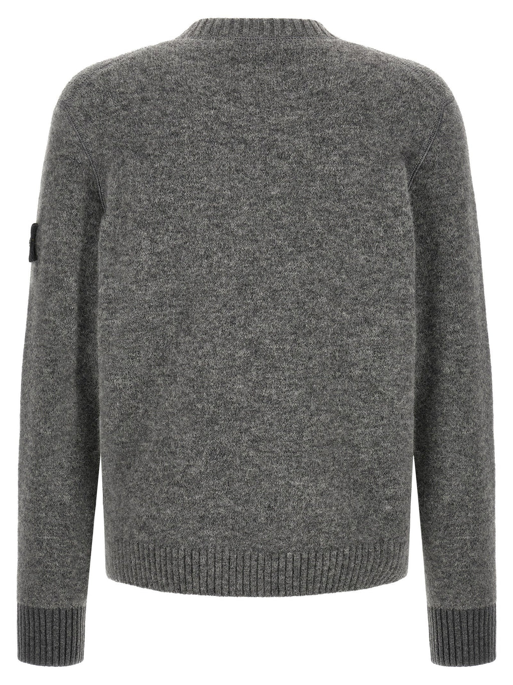 Grauer Wollcardigan Stone Island