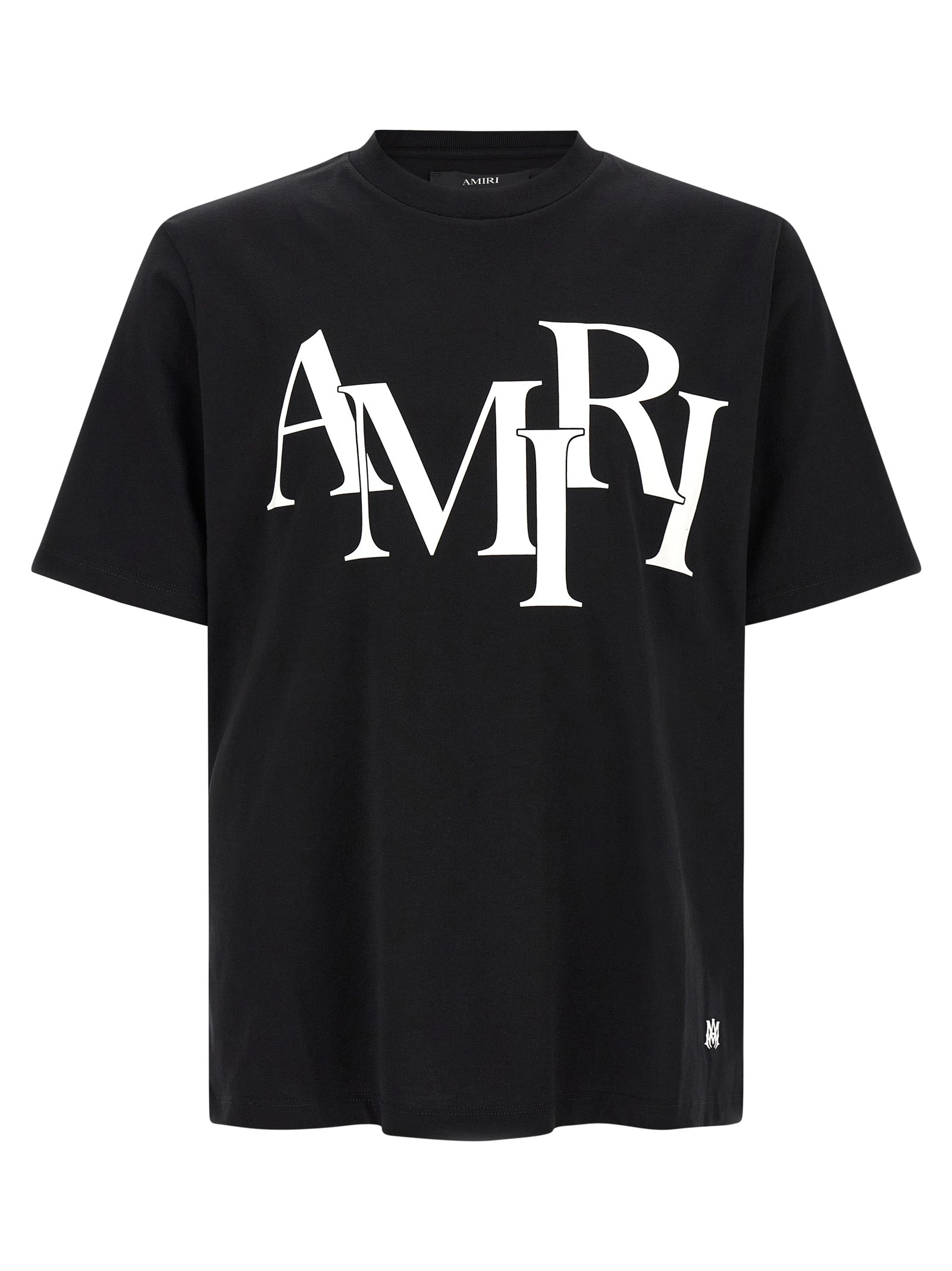 Schwarzes Baumwoll-T-Shirt Amiri