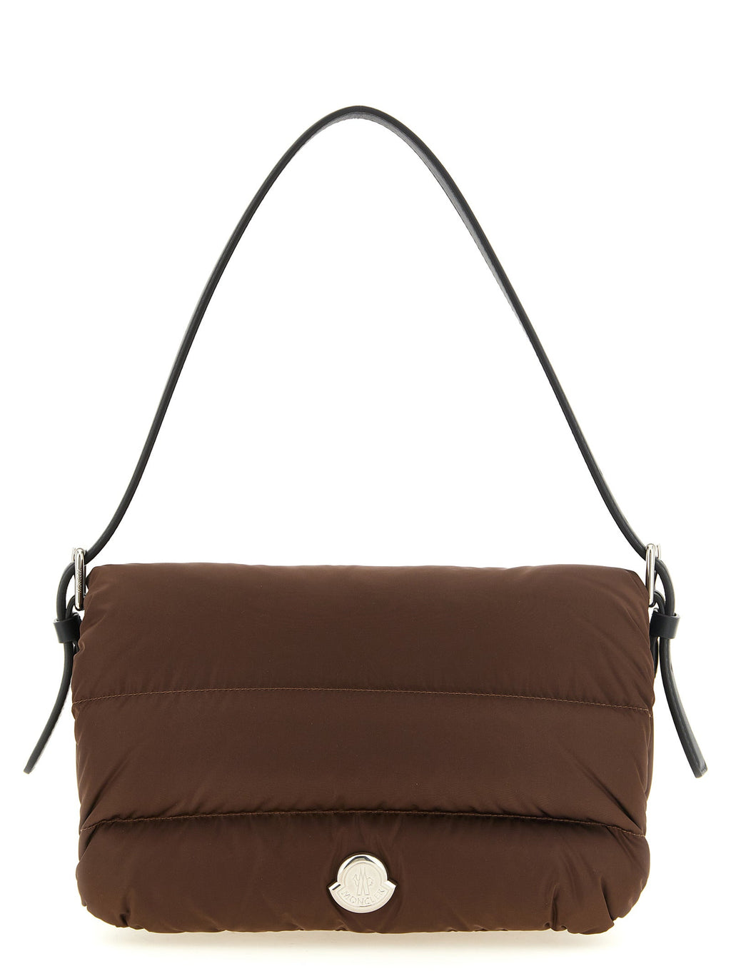 Schultertasche aus braunem Polyamid Moncler