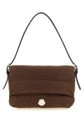 Schultertasche aus braunem Polyamid Moncler