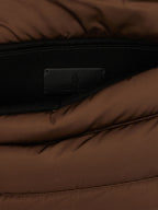Schultertasche aus braunem Polyamid Moncler