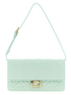 Schultertasche aus zweifarbigem Lammleder Fendi