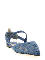 Blaue Sandalen aus Polyamid Fendi