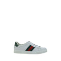 Weiße Low-Top-Sneaker aus Kalbsleder Bos Taurus Gucci