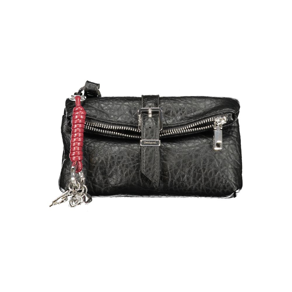Schwarze Handtasche aus Polyethylen Desigual