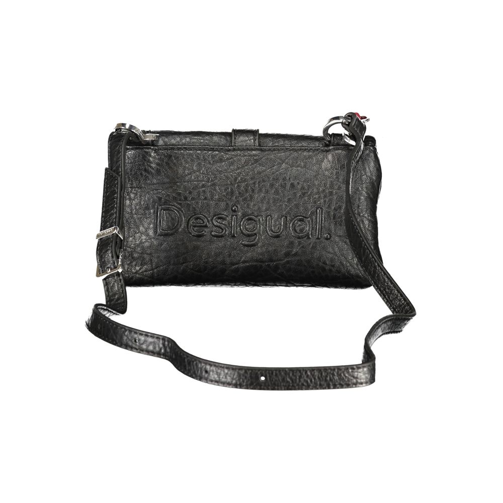 Schwarze Handtasche aus Polyethylen Desigual