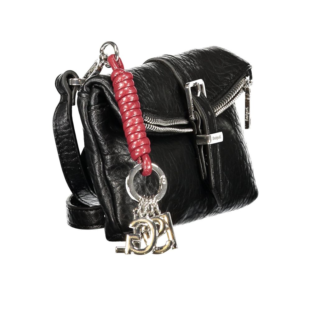 Schwarze Handtasche aus Polyethylen Desigual