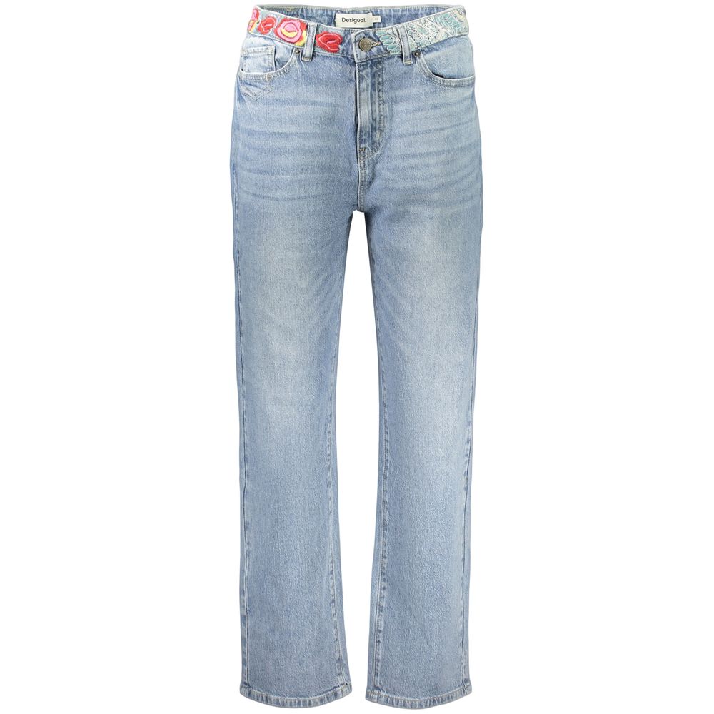 Azzurro Baumwoll-Jeans für Damen Desigual