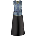 Schwarzes Baumwollkleid Desigual