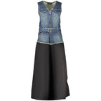 Schwarzes Baumwollkleid Desigual