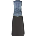 Schwarzes Baumwollkleid Desigual