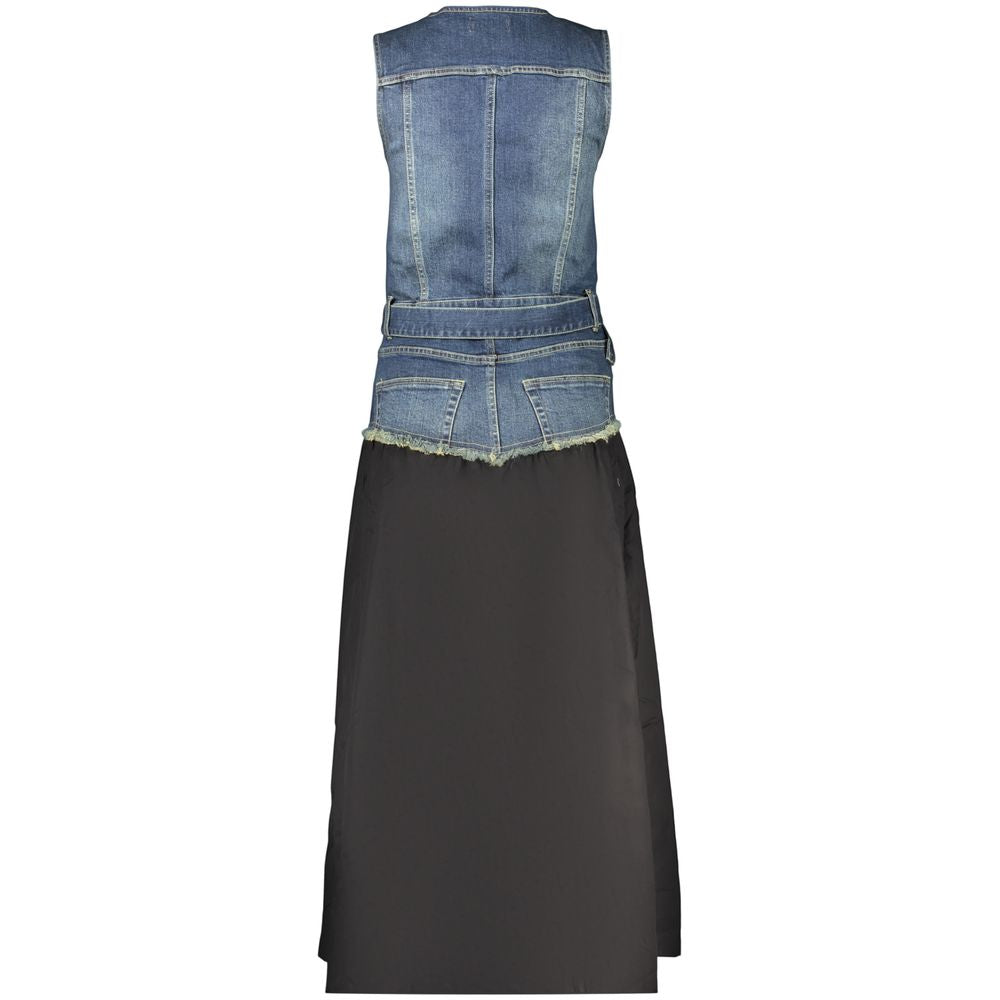 Schwarzes Baumwollkleid Desigual