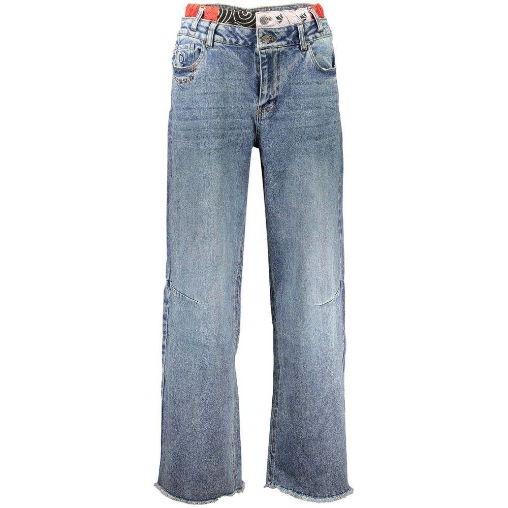 Blaue Baumwolljeans für Damen Desigual
