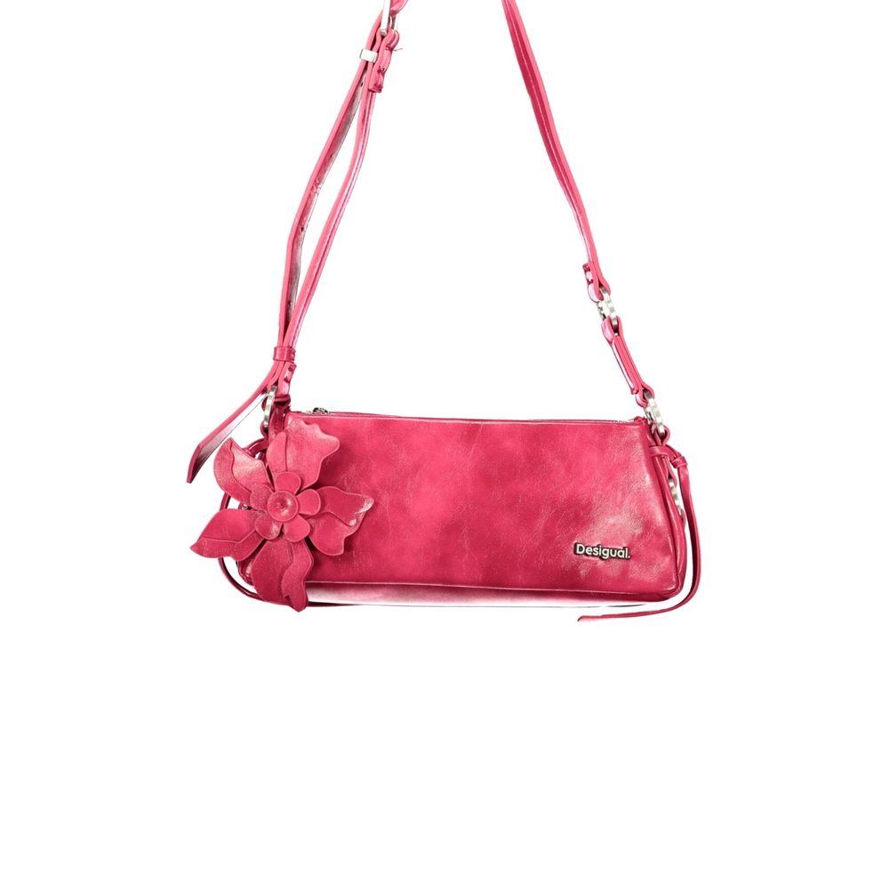 Rose Polyurethan-Tasche für Damen Desigual