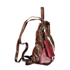 Brauner Rucksack aus Polyurethan für Damen Desigual