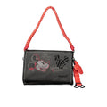 Schwarze Damenhandtasche aus Polyurethan Desigual