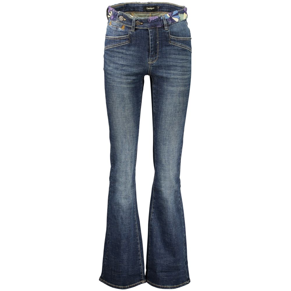 Damen-Jeans aus Baumwolle in Blau Desigual