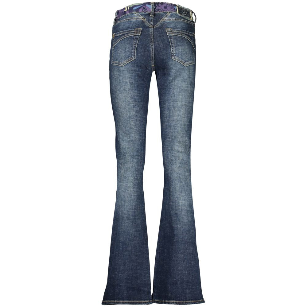 Damen-Jeans aus Baumwolle in Blau Desigual