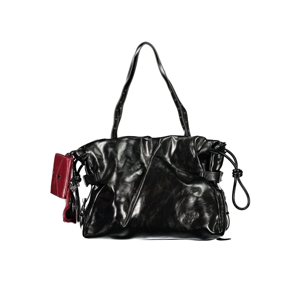 Schwarze Handtasche aus Polyethylen Desigual