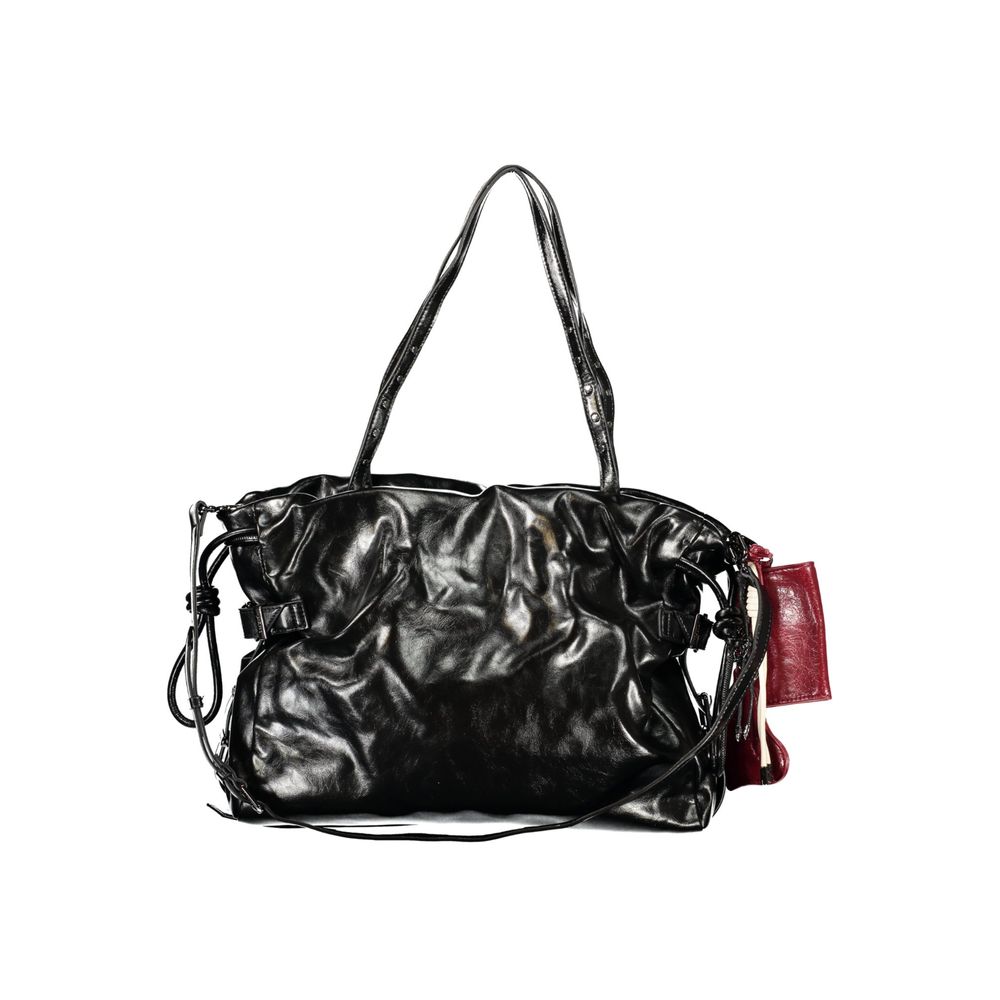Schwarze Handtasche aus Polyethylen Desigual