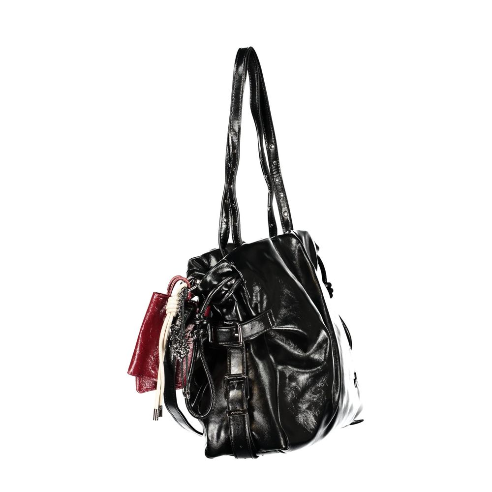 Schwarze Handtasche aus Polyethylen Desigual
