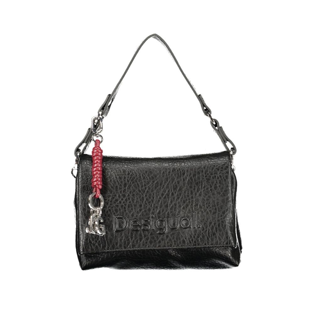 Schwarze Handtasche aus Polyethylen Desigual