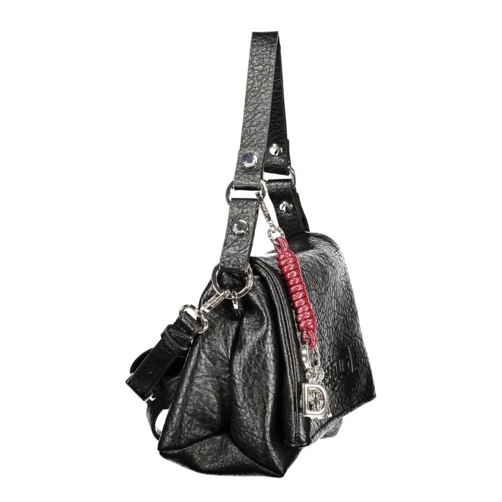 Schwarze Handtasche aus Polyethylen Desigual