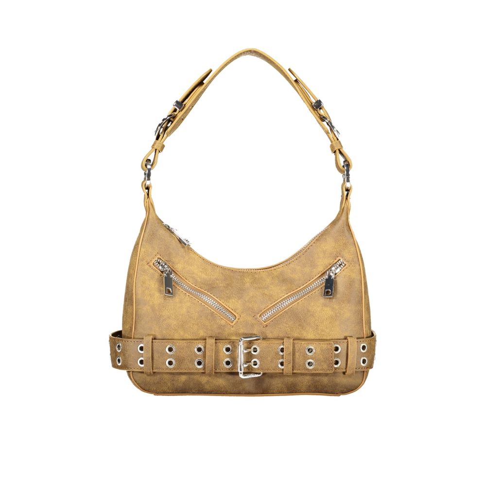 Damen-Tasche aus braunem Polyurethan Desigual