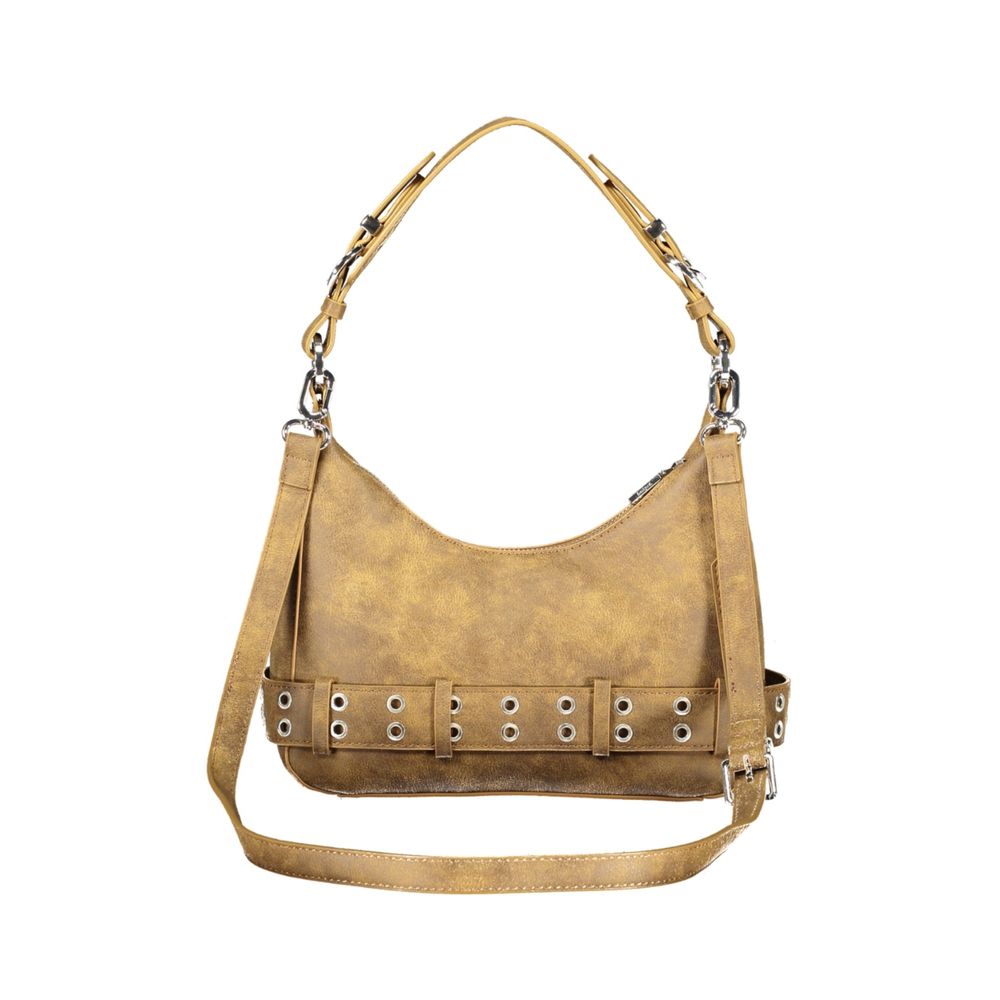 Damen-Tasche aus braunem Polyurethan Desigual