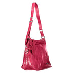 Pink Polyurethane Damen-Tasche Desigual