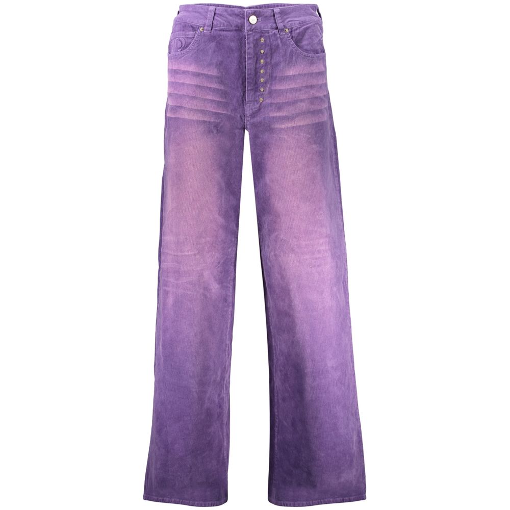 Lila Baumwolle Frauen Jeans Desigual
