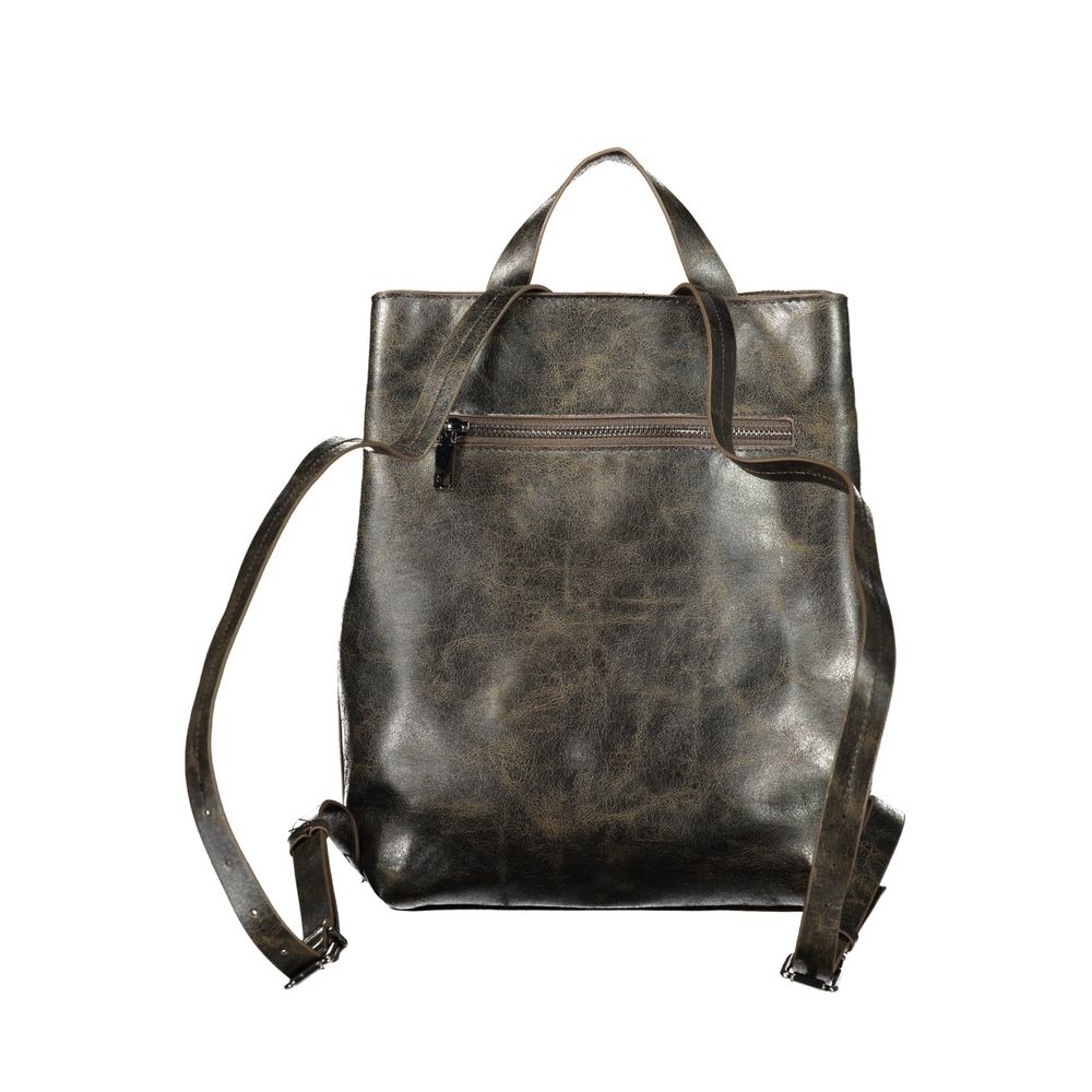 Brauner Rucksack aus Polyurethan für Damen Desigual