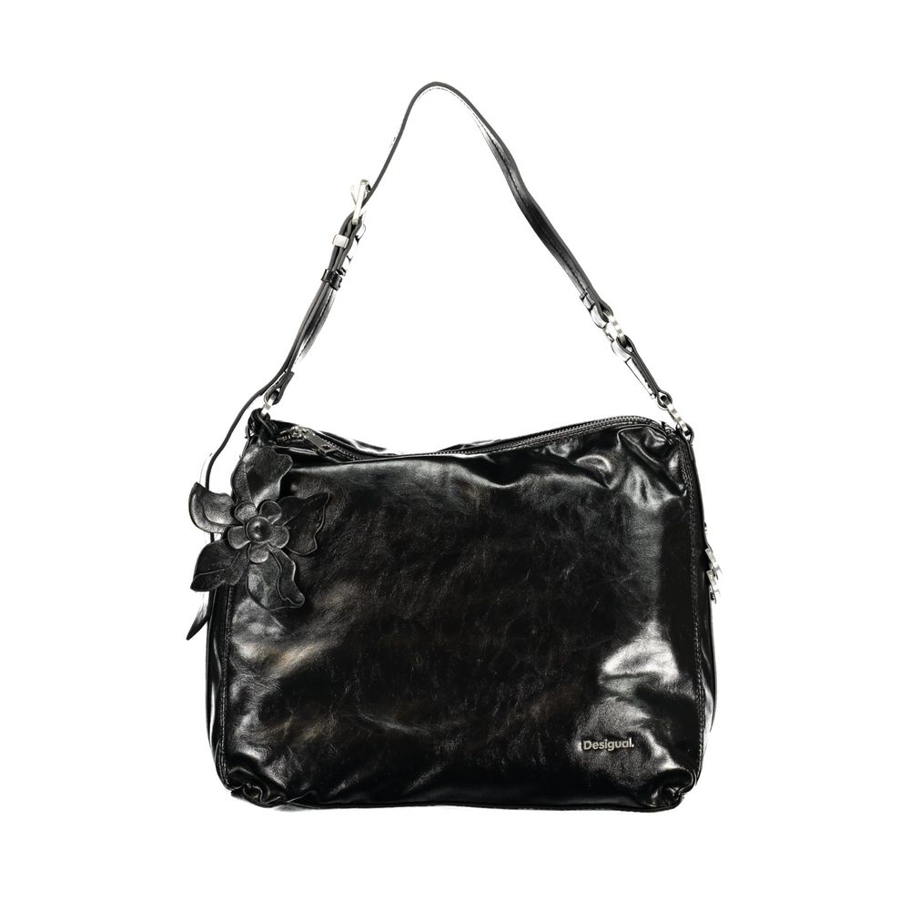 Schwarze Handtasche aus Polyethylen Desigual