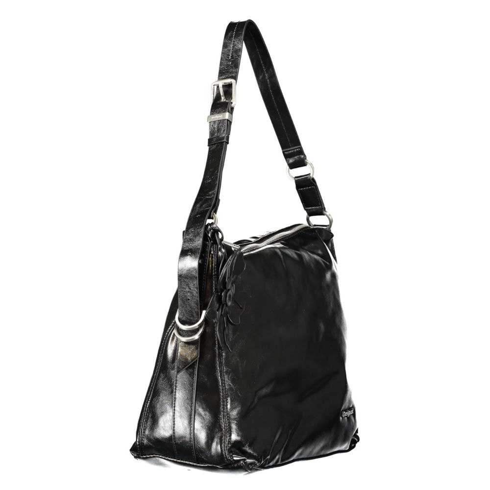 Schwarze Handtasche aus Polyethylen Desigual
