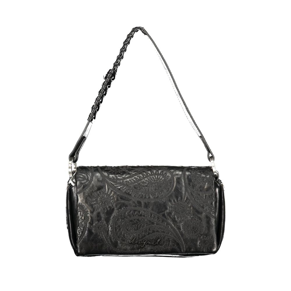 Schwarze Polyethylen-Handtasche Desigual