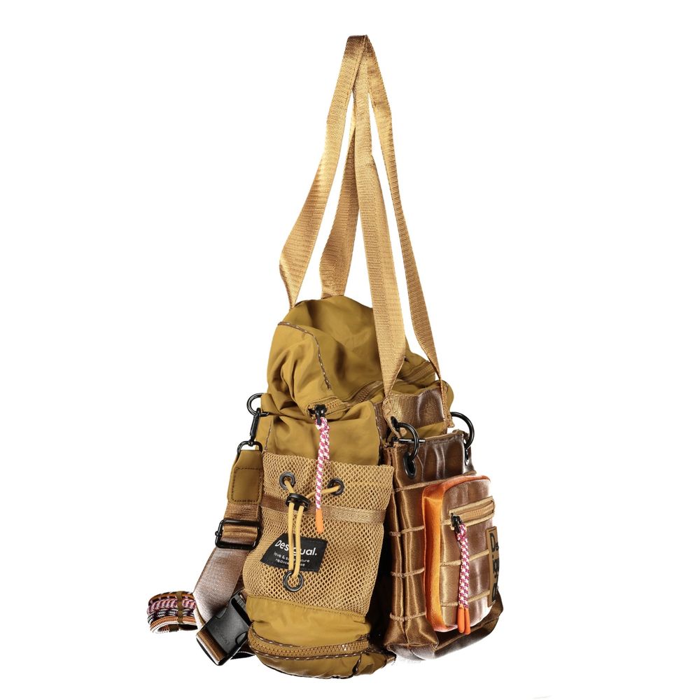 Beige Polyamid Damentasche Desigual