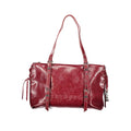 Damen-Tasche aus rotem Polyurethan mit verstellbarem und abnehmbarem Riemen Desigual