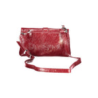 Rote Damen-Schultertasche aus Polyurethan Desigual