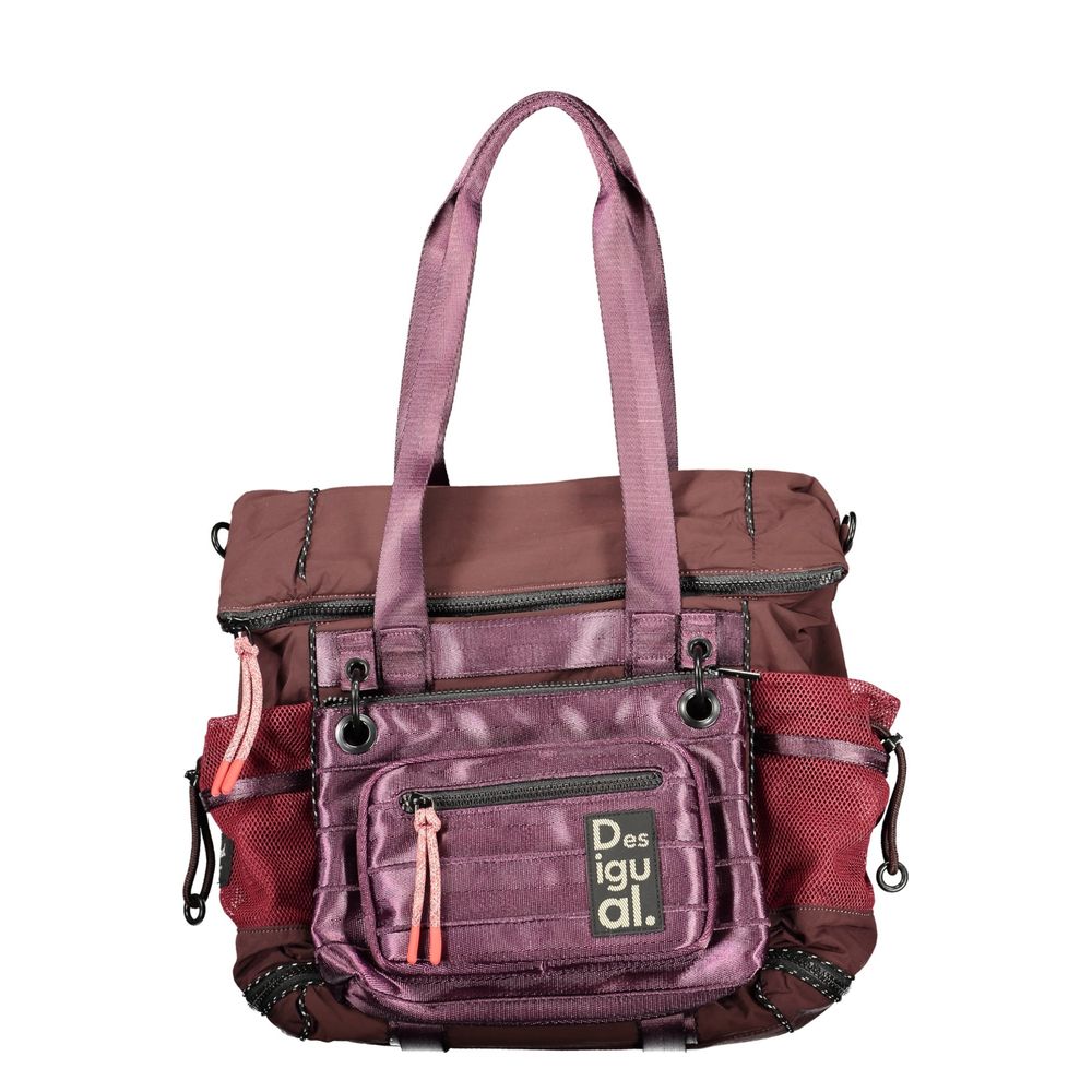Braune Handtasche aus Polyamid Desigual