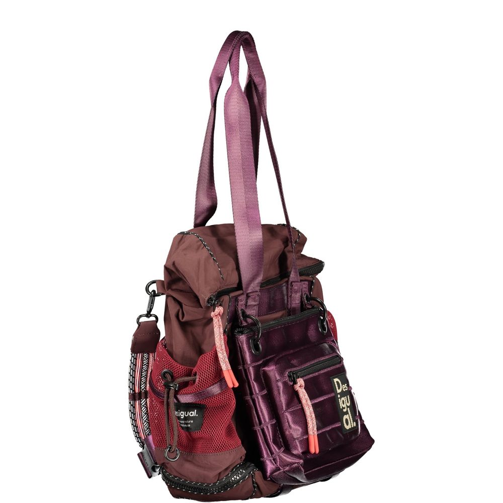 Braune Handtasche aus Polyamid Desigual